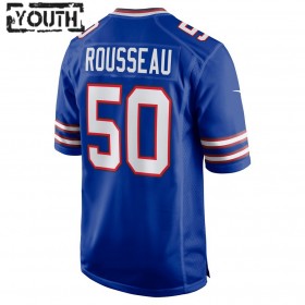 Lasten Buffalo Bills NFL Pelipaita Gregory Rousseau 50 Nike Royal 2021 NFL Draft